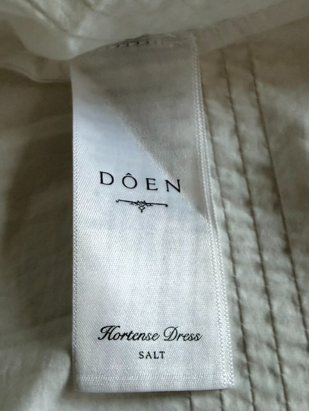 DOEN Hortense Dress in Salt L - Picture 14 of 16